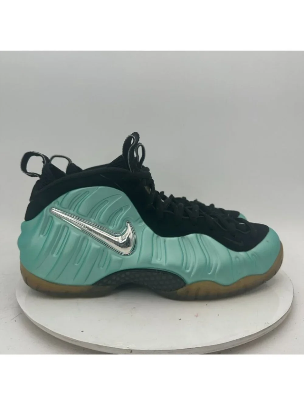 Nike Air Foamposite Pro Men Size 10 624041-303 Island Green Basketball Shoes